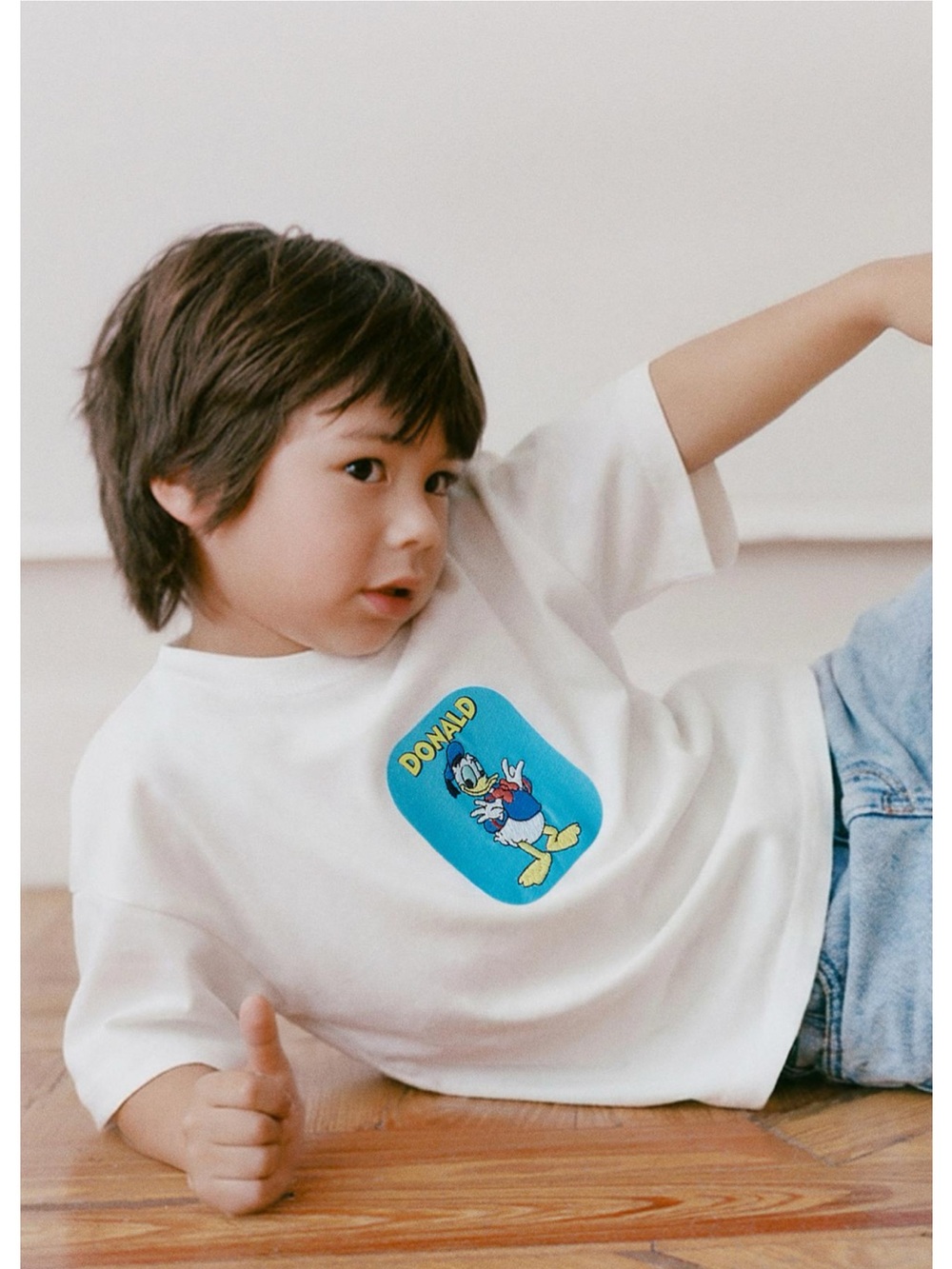 ZARA DONALD DUCK DISNEY EMBROIDERED T-SHIRT